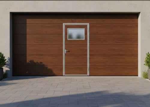 Portoni Sezionali con Porta Pedonale Integrata